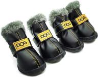 🐾 winter dog shoes: waterproof boots for cute small dogs - protect paws with skidproof booties - ideal for chihuahuas and yorkies - 4 pcs/set логотип