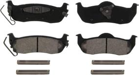 img 4 attached to 🔒 Wagner QuickStop ZD1041 Ceramic Disc Brake Pad Set: Superior Stopping Power for Enhanced Safety