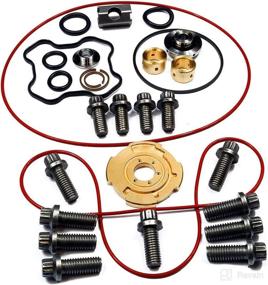 img 4 attached to 🚗 Enhanced Rebuild Kit for 1994-2003 Ford 7.3L Powerstroke Turbo with 360° Thrust Upgrade for Enhanced Performance on Garrett GTP38 & TP38. Includes Installation Instructions.