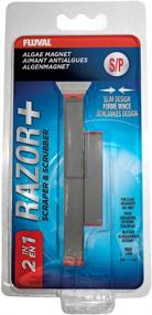 img 4 attached to Efficient Cleaning with Fluval Razor+ 2-in-1 Magnet Scraper for Small Aquarium Glass