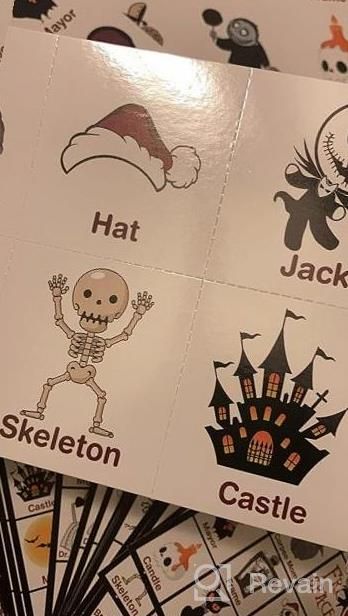 img 1 attached to Spooky Fun For All Ages: Officygnet'S 40-Player Halloween Bingo Game Card For Parties, Classrooms, And Family Activities review by Christine Pochmara