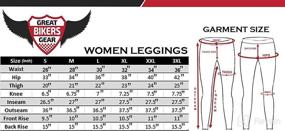 img 2 attached to Durable and Comfortable Motorcycle Ladies Kevlar Leggings for Optimum Protection on the Road