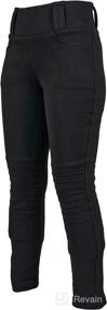 img 3 attached to Durable and Comfortable Motorcycle Ladies Kevlar Leggings for Optimum Protection on the Road