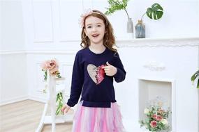 img 1 attached to DXTON Little Children Dresses LH4570 6T Girls' Clothing ~ Dresses