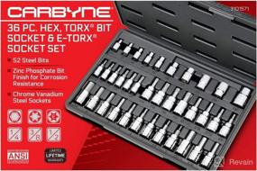 img 3 attached to CARBYNE 36 Piece Socket Torx Steel