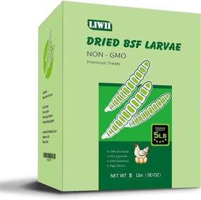 img 4 attached to 🐛 Dried Black Soldier Fly Larva – 5 LBS: Highest Quality, 100% Natural Non-GMO With Extra Calcium & Protein for Poultry, Bearded Dragons, Wild Birds, Hedgehogs, Turtles, and Reptiles – Compare with Dried Mealworms!