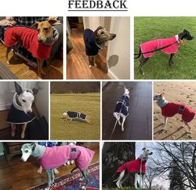 img 3 attached to 🧥 Reflective Bar Dog Coats: Winter Protection for Greyhounds, Lurchers, and Whippets