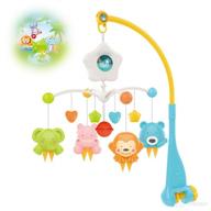 👶 baby crib mobile: blue projection & music toy for sweet sleep - ideal nursery gift for newborn 0-24 months boys and girls logo