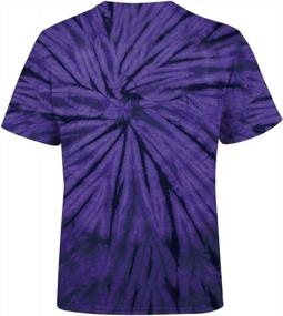 img 3 attached to Men'S And Women'S Rainbow Tie Dye Short Sleeve T-Shirts, Size Small To 5X-Large