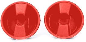 img 1 attached to (2-Pack) Red Hardtop Top Targa Mounting Knob Screw for 07-19 Wrangler JK 2dr and Unlimited 4dr - 1CJ57DX9AC/1CJ57DX9AD/99172/1CJ57DX9 Compatible