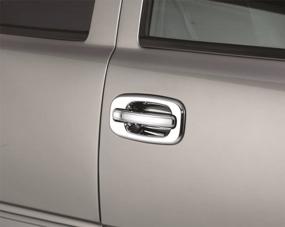 img 1 attached to Chrome Door Handle Covers For 99-06 Silverado/Sierra 1500/Tahoe/Yukon/Suburban, 99-04 Silverado/Sierra 2500, 01-06 Silverado/Sierra 2500HD/3500 | Auto Ventshade AVS 685206