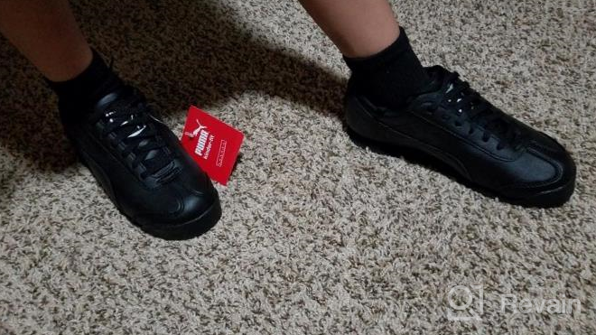 img 1 attached to PUMA Basic Sneaker Black Little Girls' Shoes and Athletic: Stylish and Comfortable Footwear for Active Young Girls review by Lisa Monnier