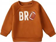 sports sweatshirts for toddler boys: basketball, football, baseball, and soccer graphics - pullover infant t-shirt tops for ages 9 months to 3 years logo