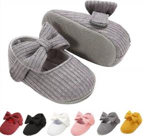 img 4 attached to Stay Cozy With Ohwawadi Infant Baby Slippers: Soft Fleece Booties For Boys And Girls With Adorable Cartoon Designs