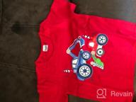 img 1 attached to Cute Cartoon Toddler Crewneck Sweatshirt for Boys - Children's Clothing review by Trey Dikici