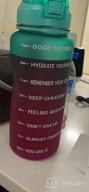 картинка 1 прикреплена к отзыву 64Oz Motivational Water Bottle With Time Marker, Straw & Leakproof Tritan BPA Free Jug For Daily Fitness, Gym & Outdoor Sports - Fidus Large Half Gallon от Antonio Santiago