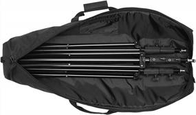 img 2 attached to AMBITFUL Tripod Carrying Case Bag 25/31/35/39/49 In,65/80/90/100/125 Cm Shoulder Strap Padded Carrying Bag For Light Stands,Boom Stand,Umbrella And Tripod Photography Accessories (35.43 In/90 Cm)