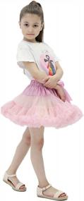 img 4 attached to Enchanting Range Of 36 Colors: Extra Fluffy Tulle Skirt For Baby Girls And Toddlers From 6M To 10T