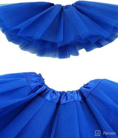 img 1 attached to 🎀 BGFKS 5-Layered Toddlers Tulle Tutu Skirt with Headband for Baby Girls 0-36 Months – Adorable and Stylish Toddler Tutu Set!