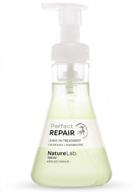 naturelab tokyo perfect repair foam treatment: protects hair from heat and color damage, restores and conditions dry, damaged or colored hair i 4.9 fl oz / 145 ml logo