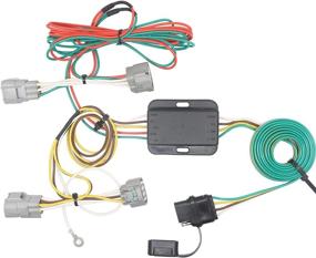 img 4 attached to 2005-2015 Toyota Tacoma CARROFIX Комплект жгута проводов с Т-образным разъемом со стороны автомобиля и 4-контактным плоским разъемом для прицепа