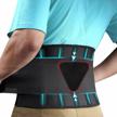 featol back brace for lower back pain, back support belt for women & men, breathable lower back brace with lumbar pad, lower back pain relief for herniated disc, sciatica, large size/ x large size (waist :30''-38.6'') logo