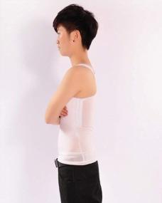 img 1 attached to Smooth Mesh Chest Binder Tank Top Vest For Women, Ideal For Tomboys And Lesbians During Summer