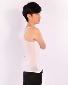 img 3 attached to Smooth Mesh Chest Binder Tank Top Vest For Women, Ideal For Tomboys And Lesbians During Summer