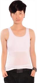 img 4 attached to Smooth Mesh Chest Binder Tank Top Vest For Women, Ideal For Tomboys And Lesbians During Summer