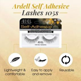 img 2 attached to 4 Pack Of Ardell Self-Adhesive False Eyelashes 105S - Get The Look!