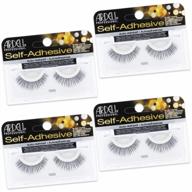 4 pack of ardell self-adhesive false eyelashes 105s - get the look! logo
