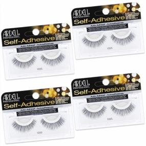 img 4 attached to 4 Pack Of Ardell Self-Adhesive False Eyelashes 105S - Get The Look!