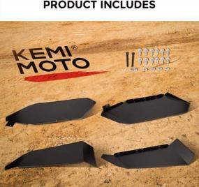 img 1 attached to Kemimoto X3 Aluminum Lower Half Door Inserts Panels For Can Am Maverick X3 Max 2017-2023