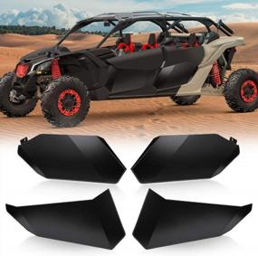img 4 attached to Kemimoto X3 Aluminum Lower Half Door Inserts Panels For Can Am Maverick X3 Max 2017-2023