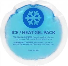 img 2 attached to 5 Pack Of Reusable Gel Ice Packs With Cloth Backing For Hot & Cold Therapy, First Aid, Injuries And Breastfeeding