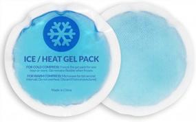 img 3 attached to 5 Pack Of Reusable Gel Ice Packs With Cloth Backing For Hot & Cold Therapy, First Aid, Injuries And Breastfeeding