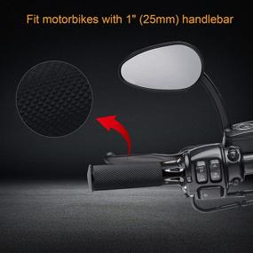 img 3 attached to 🏍️ NTHREEAUTO 1" Handlebar Hand Grips: Universal Throttle Grips for Harley Sportster, Dyna Road, Electra Glide, and Softail Touring