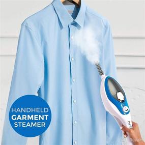 img 1 attached to PurSteam 10-in-1 Steam Mop Cleaner: Detachable Handheld Unit, 🧼 for Laminate/Hardwood/Tiles/Carpet, Kitchen, Garment, Clothes, Pet Friendly, Whole House Multipurpose Use