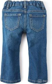 img 1 attached to 👖 The Children's Place Basic Bootcut Jeans for Single and Toddler Girls: Stylish and Comfortable Denim Bottoms!