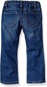 img 3 attached to 👖 The Children's Place Basic Bootcut Jeans for Single and Toddler Girls: Stylish and Comfortable Denim Bottoms!