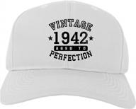 tooloud 80th birthday vintage birth year 19- birthday gift adult baseball cap hat logo