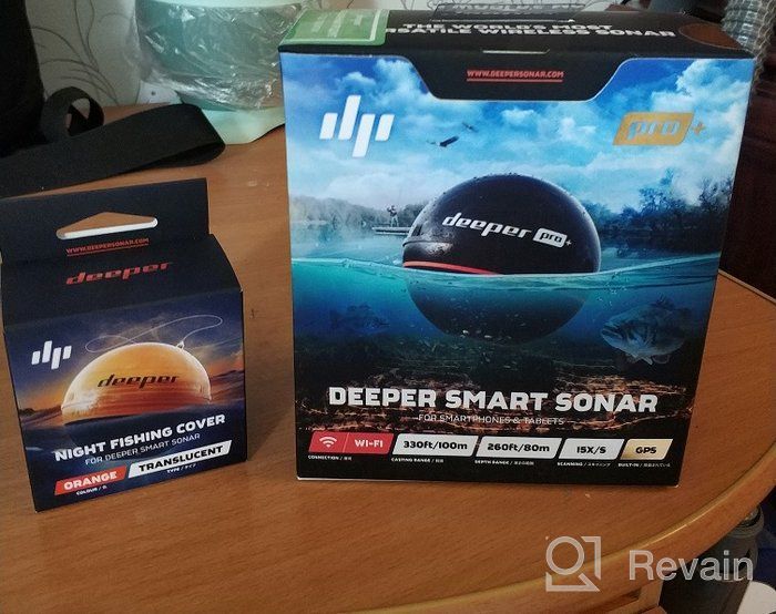 img 1 attached to Portable WiFi Fish Finder with GPS for Kayaks, Boats, and Ice Fishing - Deeper PRO+ Smart Sonar for Deeper Insights review by Kio Qerido (James) ᠌