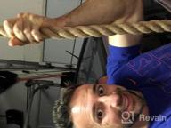 img 1 attached to Get Fit And Strong With Perantlb Outdoor Climbing Rope - Available In Multiple Lengths And 1.5'' Diameter review by Ricky Lahoti