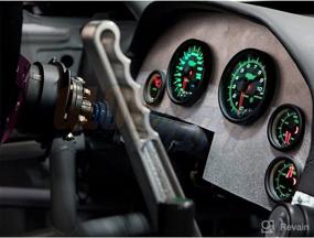 img 1 attached to 🌈 GlowShift Tinted 7 Color Custom Dashboard Gauge Set - 3-3/4" Speedometer & Tachometer, 2-1/16" Fuel Level, Oil Pressure, Water Temperature & Volt Gauges