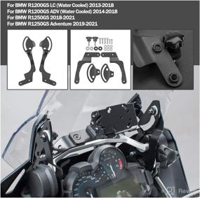 img 4 attached to 🛡️ Enhance Your BMW R1200GS/R1250GS Windscreen Stability with Adjustable Reinforcement Windshield Bracket Mount - 2013-2021 Adventure Accessory Kit