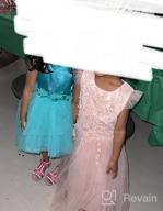 img 1 attached to Princess Embroidery Pageant Communion Birthday Girls' Clothing and Dresses review by Holly Bell