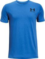 under armour sportstyle short sleeve t shirt boys' clothing : active logo