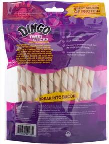 img 3 attached to Dingo Twist Sticks: Delicious Bacon Flavored Snacks For Dogs - 35 Pack