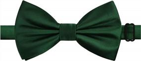 img 2 attached to 🎩 Adjustable Green Pre-Tied Formal Tuxedo
