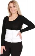 altrocare 3 panel postpartum & surgery abdominal binder/belly band - size l/xl (45" to 60") - made in usa logo